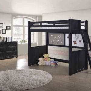 jay twin loft bed with ladder