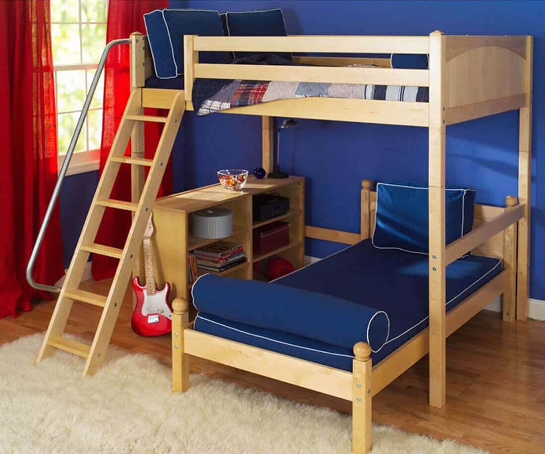 Maxtrix L Shaped Bunk Bed Berkeley, L Shaped Bunk Beds With Stairs