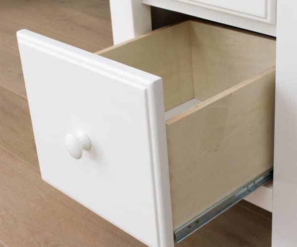 jackpot chester loft bed with storage white drawer detail