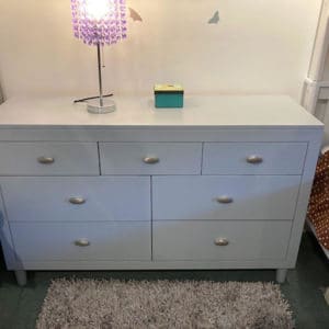 clearance mid-century 7 drawer chest