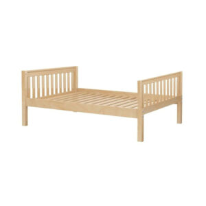maxtrix low basic full size bed for kids natural finish